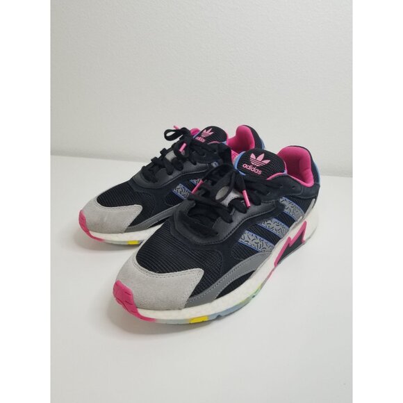 Adidas Men's Tresc Run Boost Running Training Sneakers in Black/Pink - Size 10.5 - Picture 2 of 7